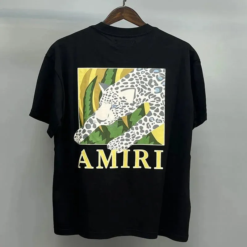 Black leopard print image