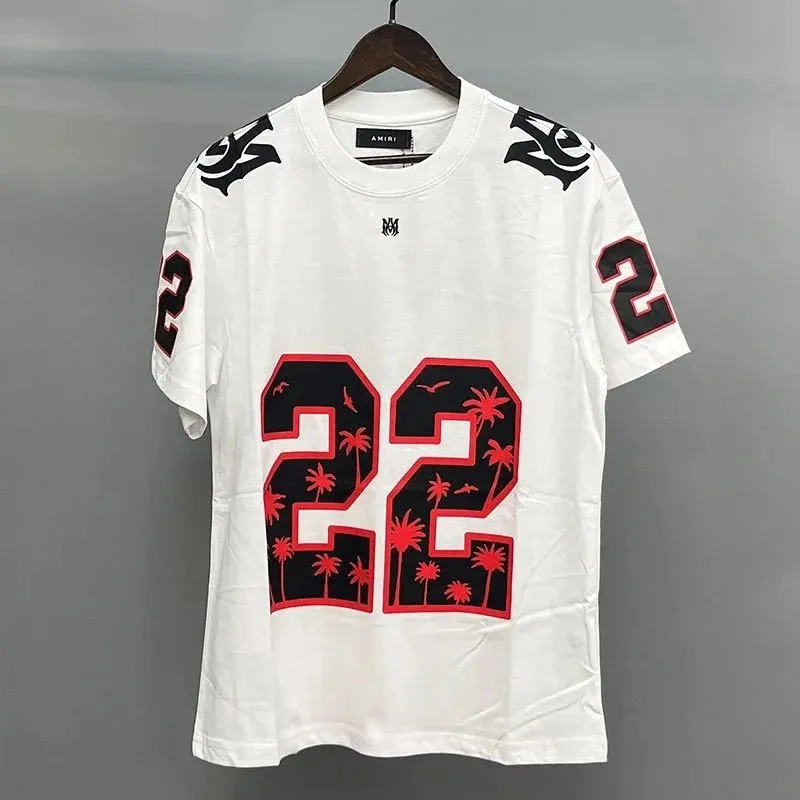 White and red letters