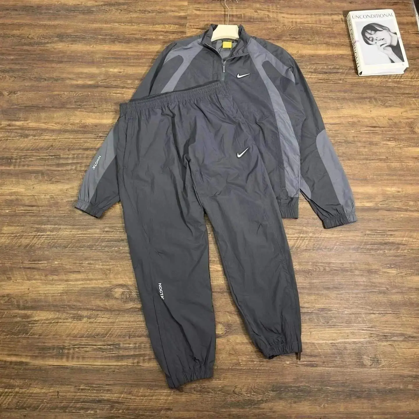 Grey windbreaker set