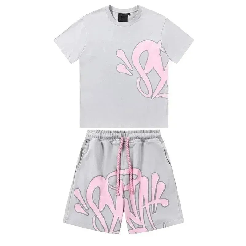 Light gray short sleeved set * Top quality