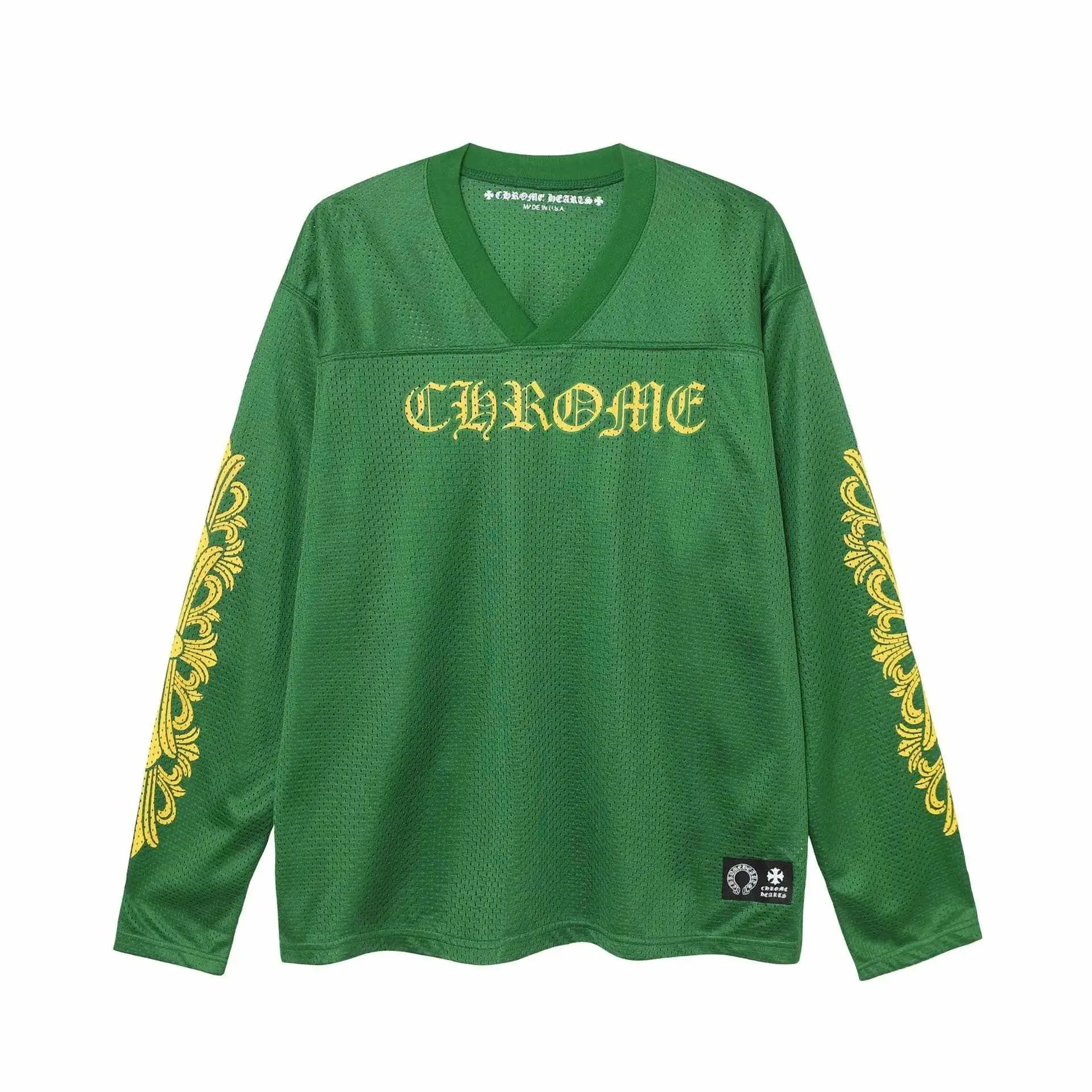 9998 green long sleeved shirt