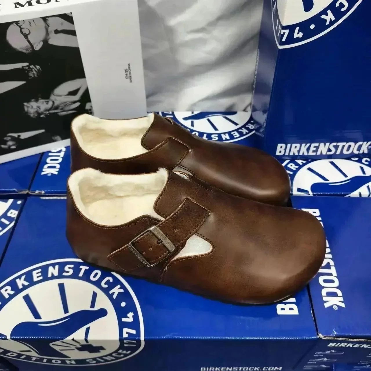 All inclusive brown leather with plush finish