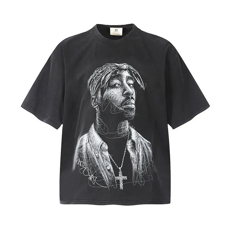 2pac Sketching Portrait