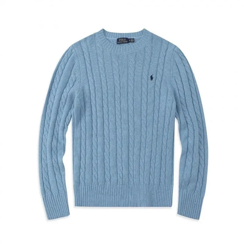 Men's light blue black label