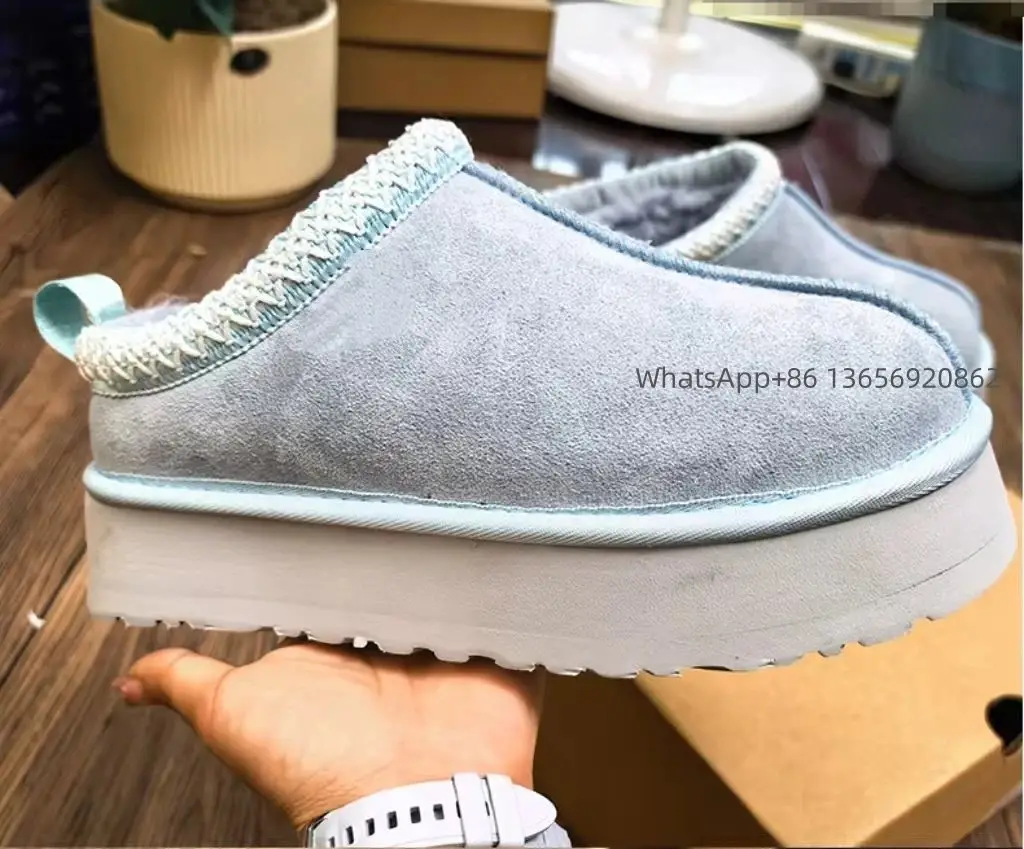 民族风厚底浅蓝色