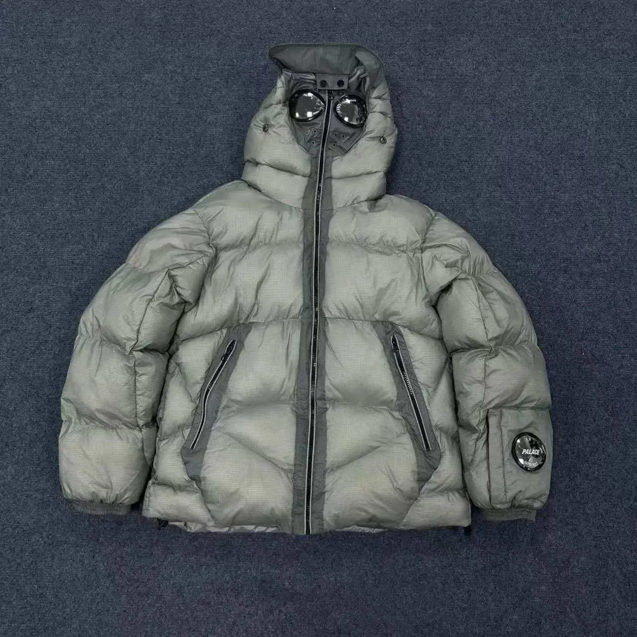 B Down Jacket - Silver Grey