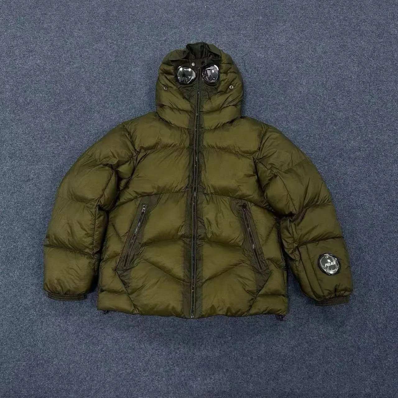 B Down Jacket - Olive Green