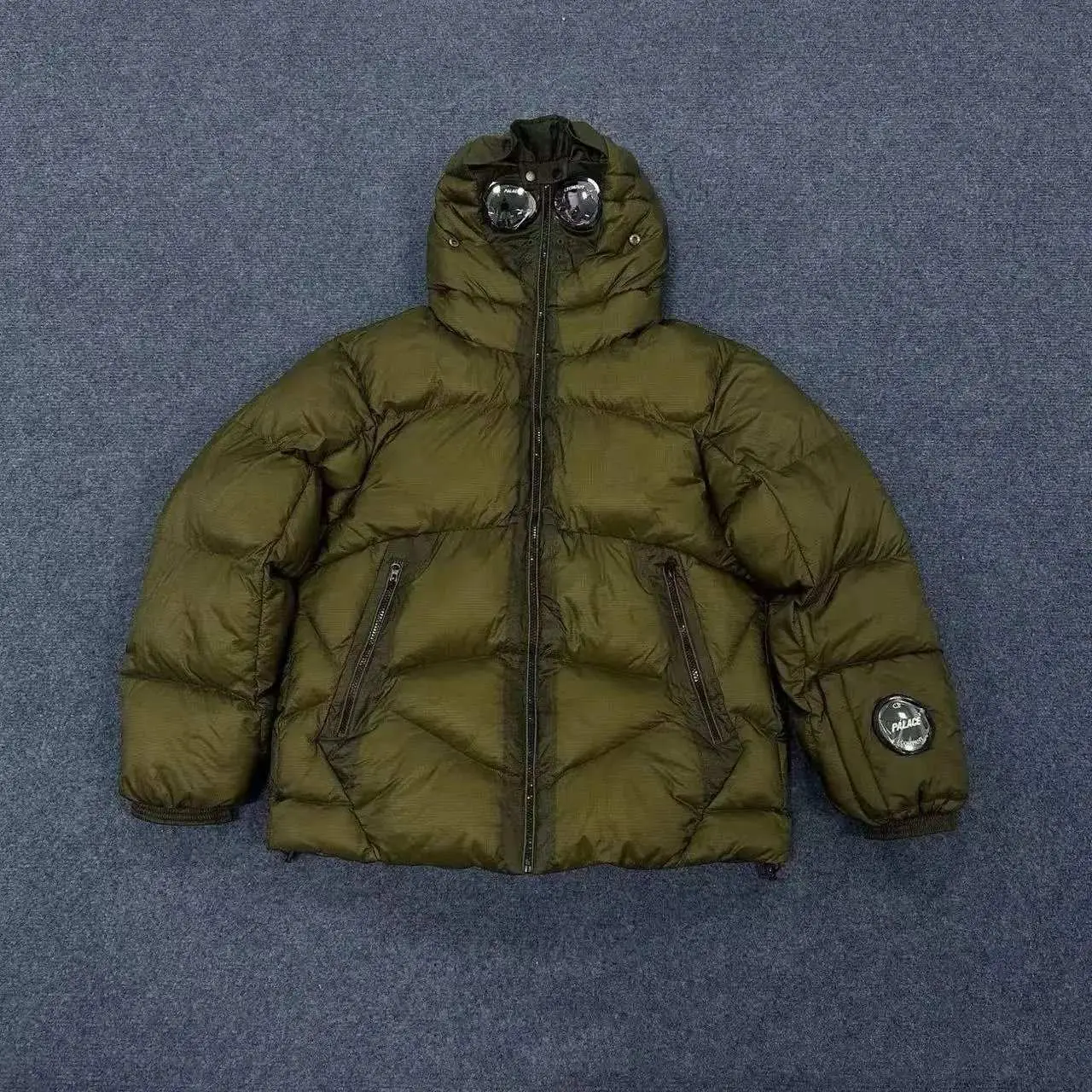 B Down Jacket - Olive Green