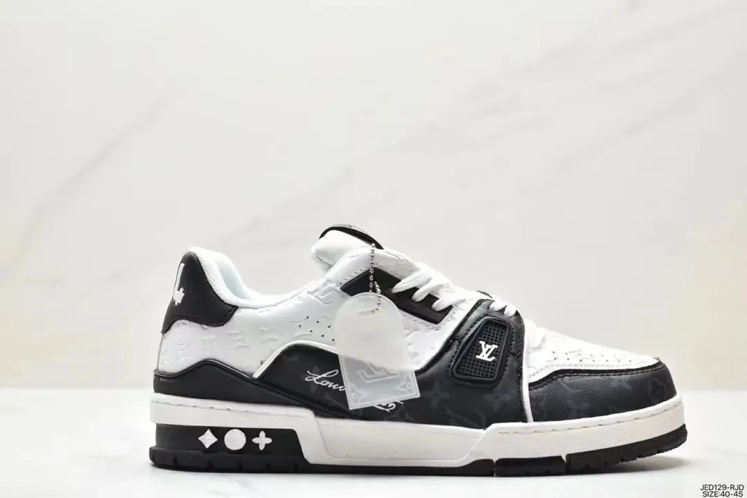 12 single white and black