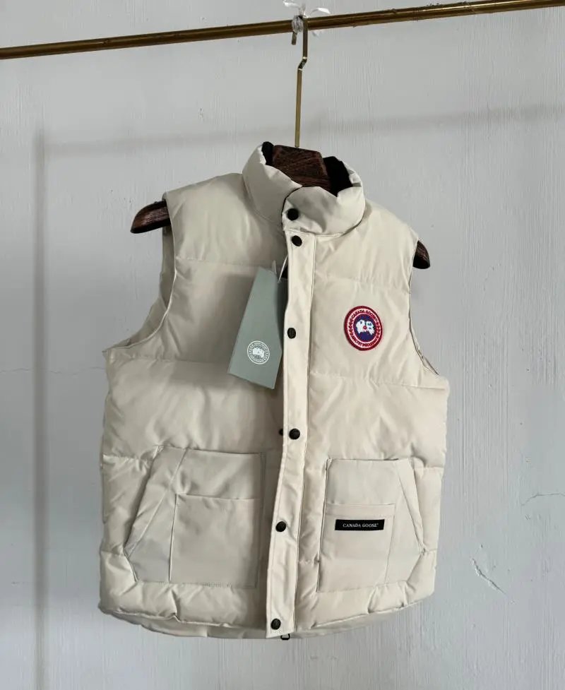 White red emblem vest